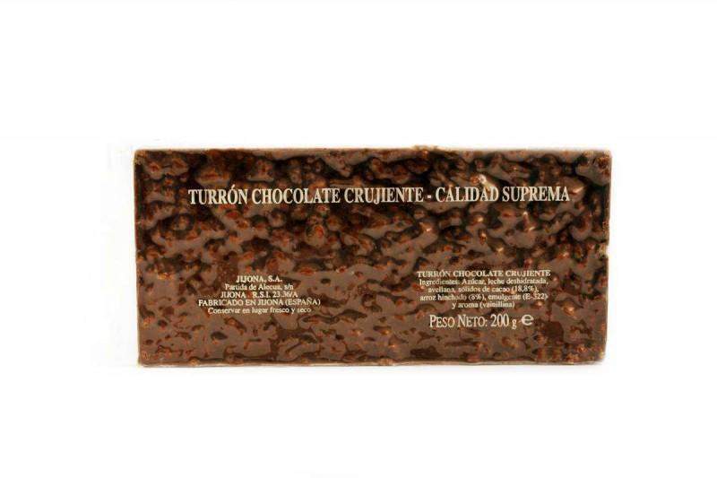 Chocolate crujiente b/200 grs.-ChocolateSI-ChocolateSi,Con Leche,Crujiente,Navidad,tabletas,turrones artesanos