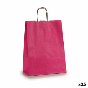 Paper Bag 12 x 52 x 32 cm Pink (25 Units)