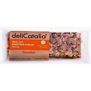 Barritas ecológicas de cereales en expositor de 30 unidades - deliCatalia de 50gr