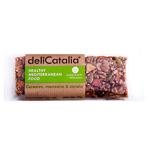 Barritas Ecológicas de Cereales, Manzana y Canela Expositor de 30 - DeliCatalia 40 g