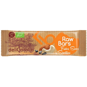 Barrita de Frutos Secos y Semillas Energética y Ecológica - Delicatalia (30g)