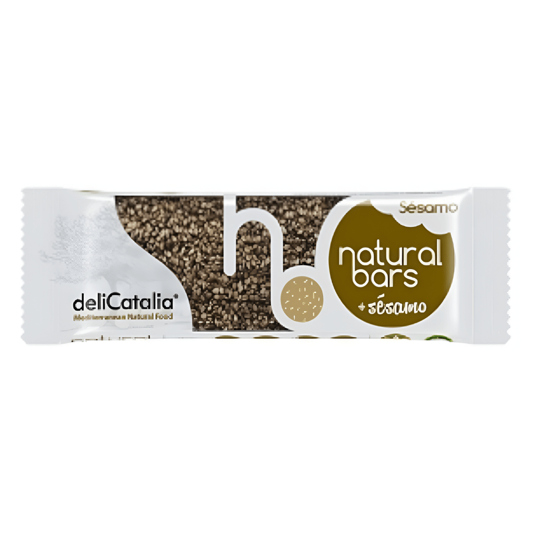 Barrita ecológica de sésamo de DeliCatalia de 30g - chocolateSI.com