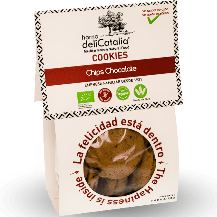 delicatalia Cookies Ecologicas Chips Chocolate de 135g -