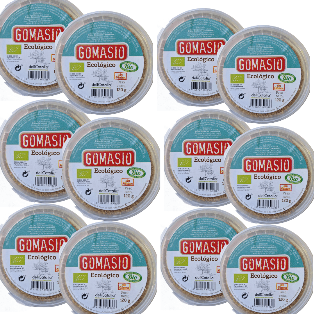 Gomasio - Exposito de 12 unidades - 120g Delicatalia - chocolateSI.com