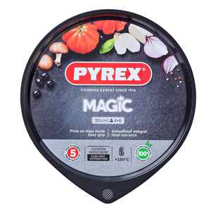 Molde para Pizza Pyrex Magic Negro Metal Ø 30 cm (6 Unidades)