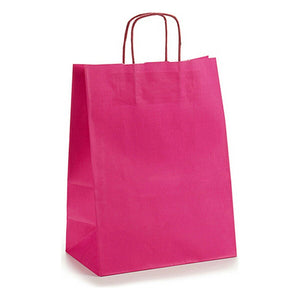 Bolsa de Papel 24 x 12 x 40 cm Rosa (25 Unidades)