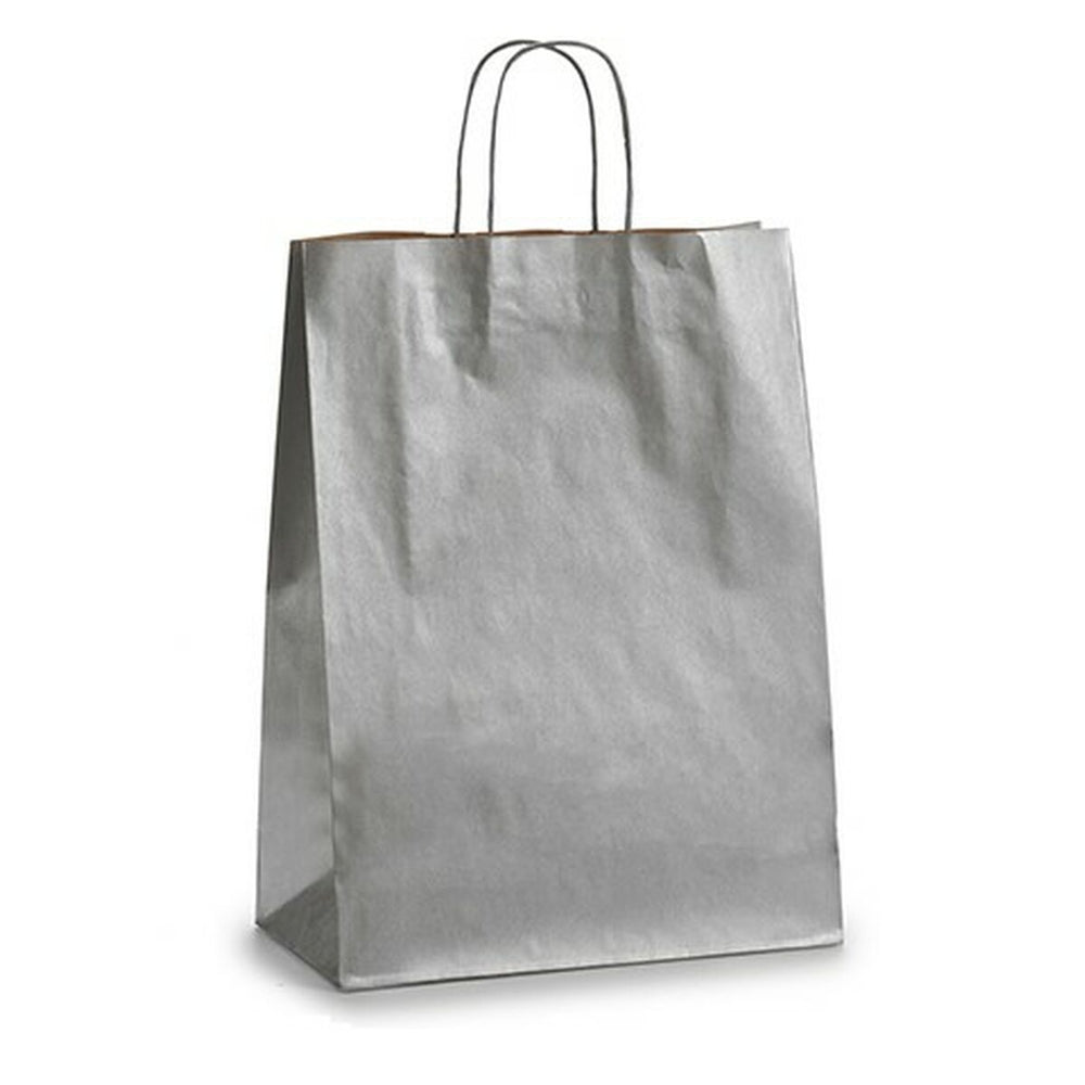 Paper Bag Silver (32 X 12 X 50 cm) (25 Units)
