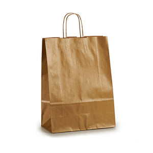Paper Bag Golden (32 X 12 X 50 cm) (25 Units)