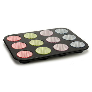 Muffin Tray Multicolour Baking tray (7 x 7 x 3 cm) (35 x 3 x 26,5 cm) (12 Units)