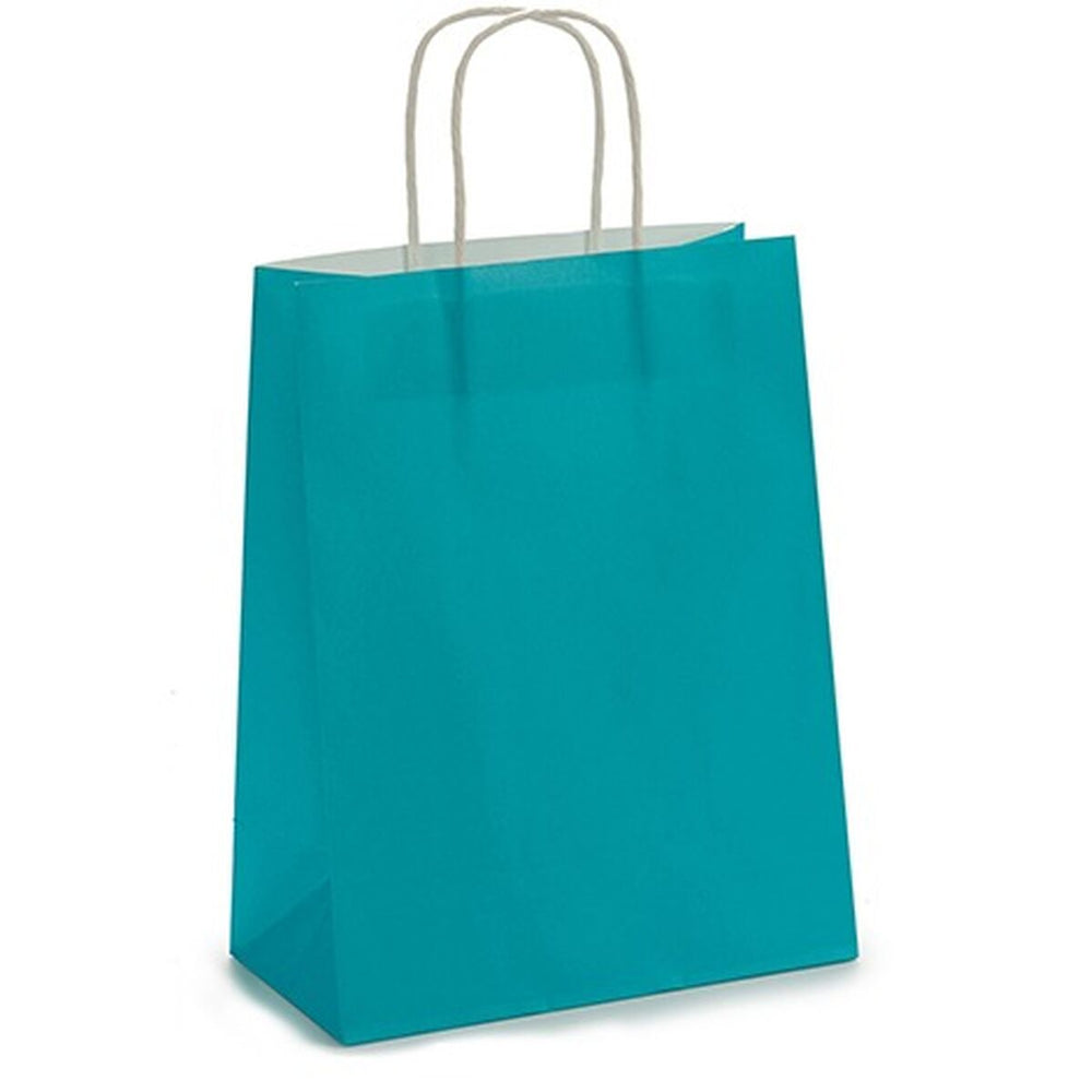 Set of Bags Paper Blue 11 x 36 x 21 cm (12 Units)