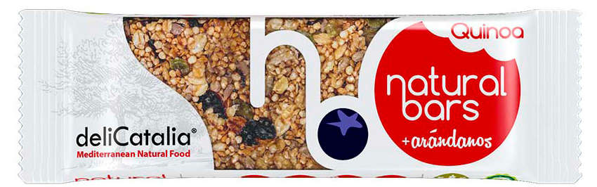 Barrita eco de cereales con quinoa y arándanos