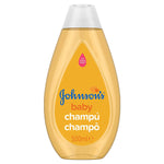 Una botella de 500 ml de Johnson’s Champú Baby Original con la etiqueta “no más lágrimas” en envase amarillo, perfecto para un cuidado suave de la mano de los expertos de peluquería.