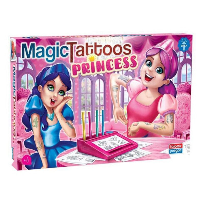Educational Game Falomir Tattoos Princess