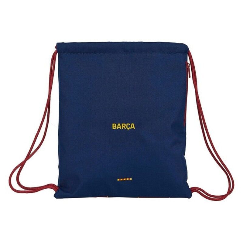 Bolsa Mochila con Cuerdas F.C. Barcelona Granate Azul marino