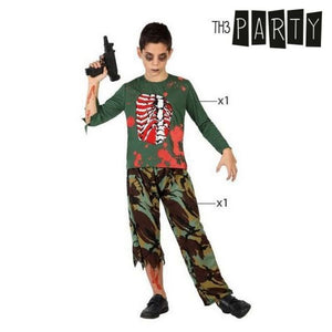 Disfraz para Niños Militar zombie (2 Pcs)