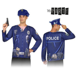 
            
                Cargar imagen en el visor de la galería, Camiseta para adultos 7598 Policía Hombre
            
        
