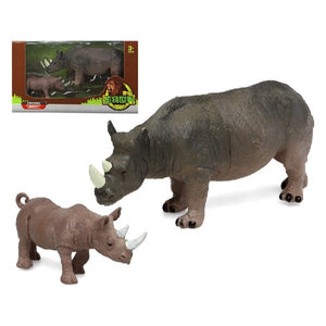 Set de Animales Salvajes Rinoceronte (2 pcs)