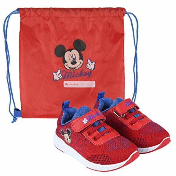 Zapatillas Deportivas Infantiles Mickey Mouse Rojo