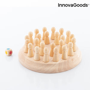 Wooden Memory Chess Taeda InnovaGoods 26 Pieces