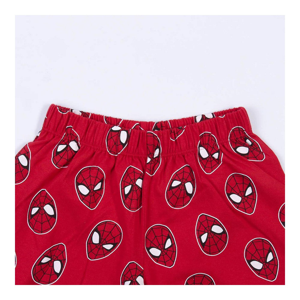 Pijama de Verano Spiderman Gris