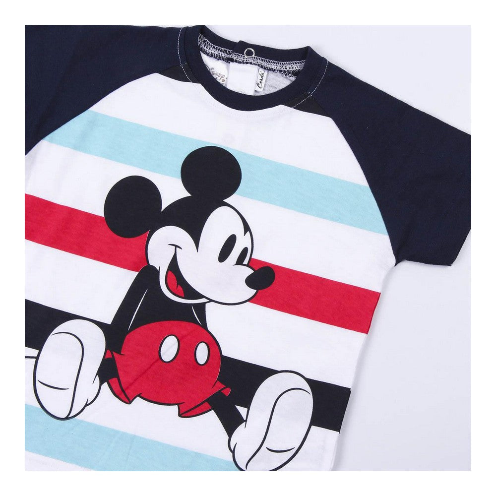 Pijama de Verano Mickey Mouse Azul