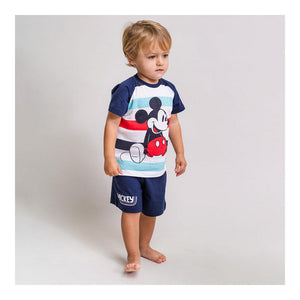 Pijama de Verano Mickey Mouse Azul
