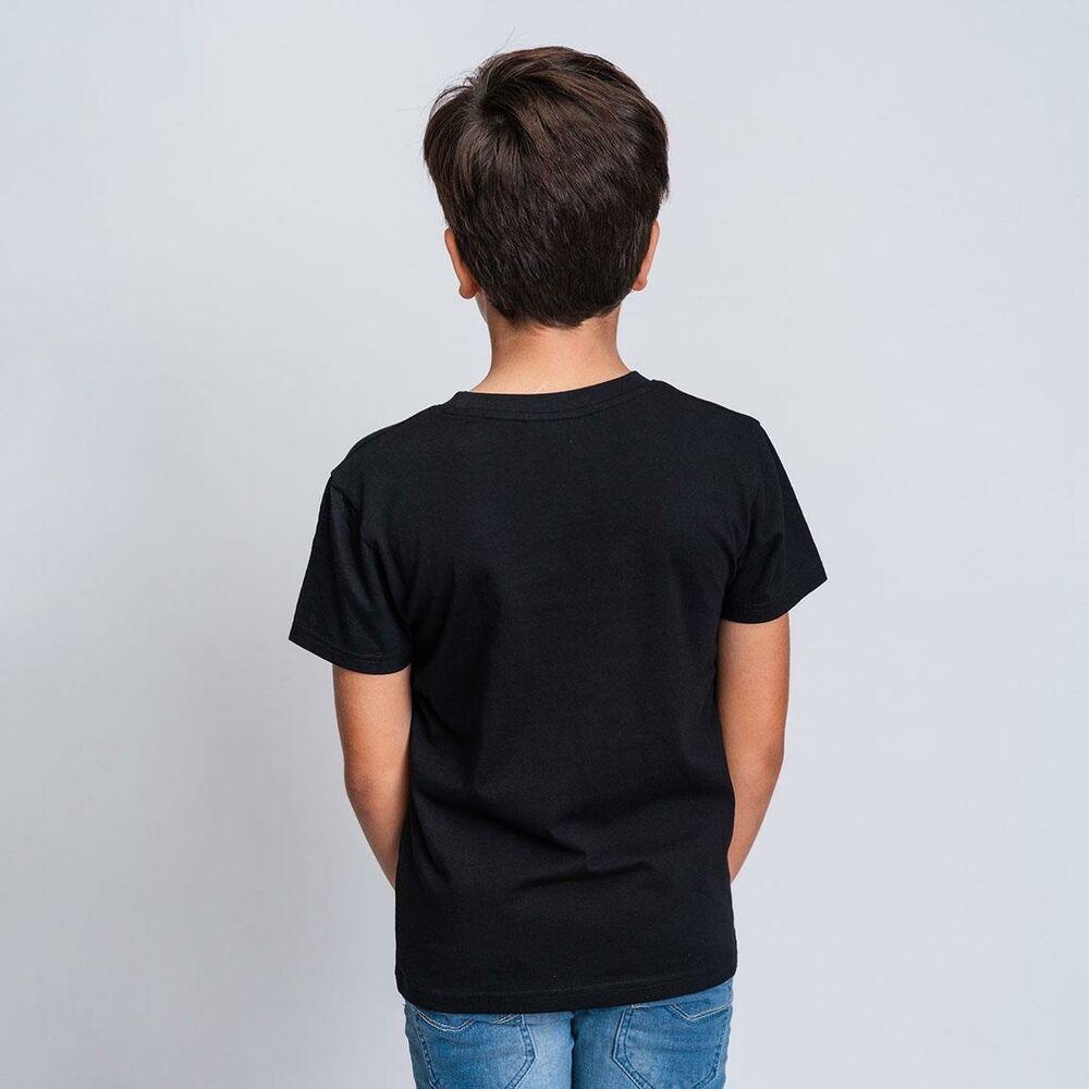 Child's Short Sleeve T-Shirt Batman Black