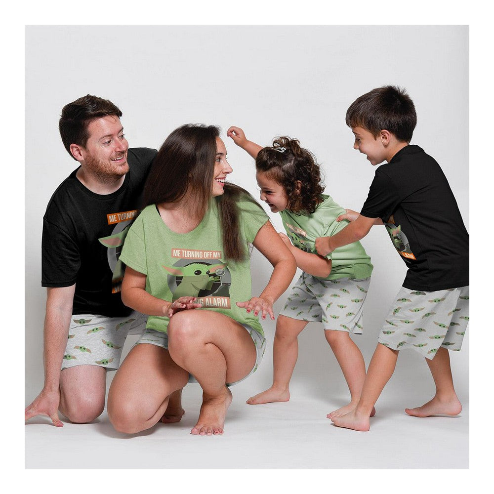 Summer Pyjama The Mandalorian Children's Light Green