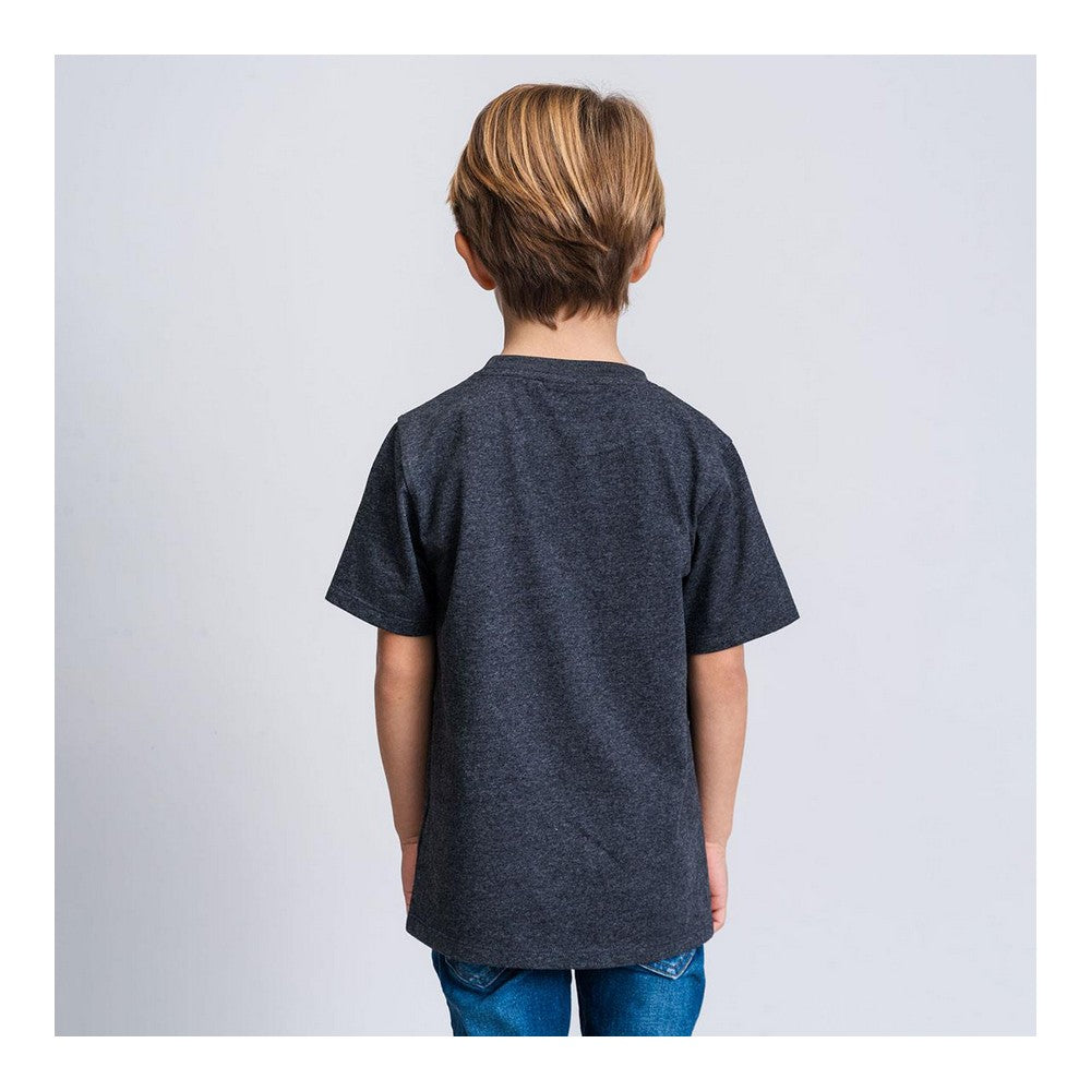 Child's Short Sleeve T-Shirt The Mandalorian Black