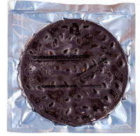 Torta Chocolate Puro con Almendras 200g-ChocolateSI-Chocolate Negro,ChocolateSi,Con Almendras,Sin Gluten,Tortas,turrones artesanos