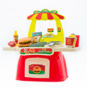 Juego de Comida Rápida con Accesorios Junior Knows