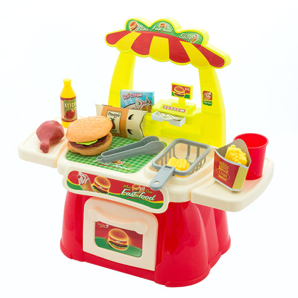 Juego de Comida Rápida con Accesorios Junior Knows