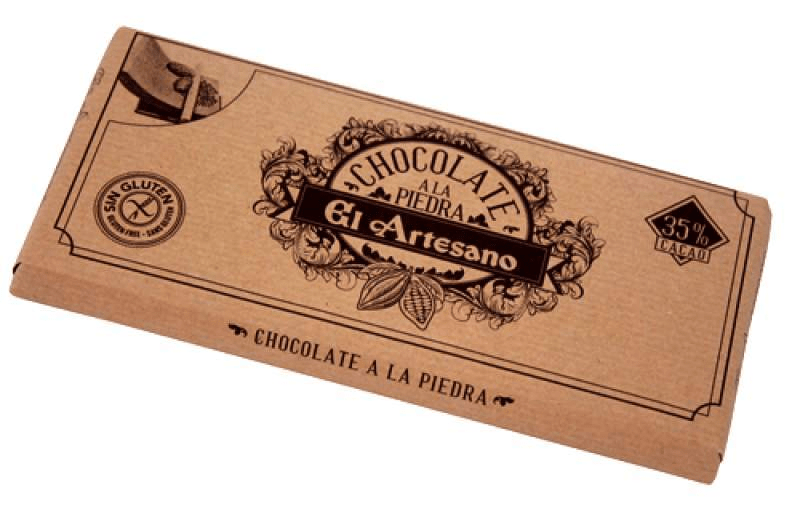 Tableta de Chocolate a la piedra (a la taza) 36% cacao 150g - El Artesano - chocolateSI.com