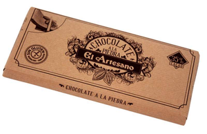 Tableta de Chocolate a la piedra (a la taza) 36% cacao 150g - El Artesano-ChocolateSI-A la taza,Con Almendras,el artesano,Sin Gluten,tabletas