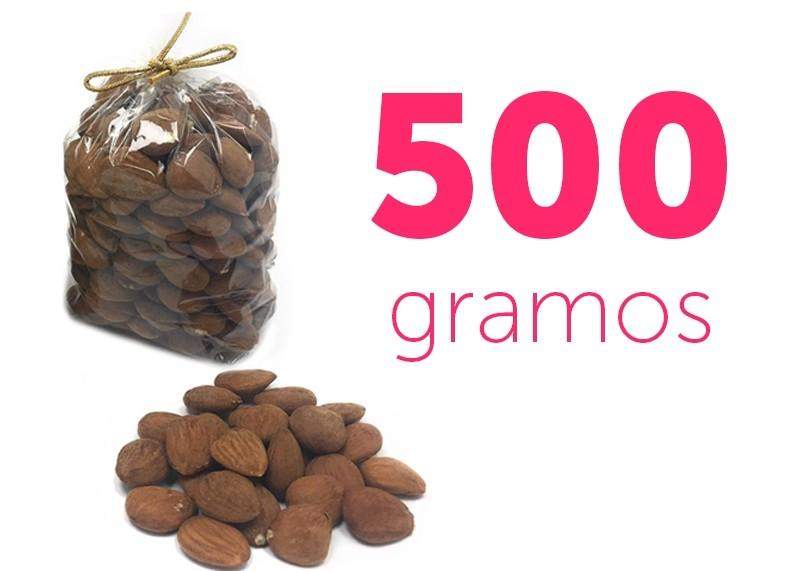 Almendras Marcona crudas con Piel 500g-ChocolateSI-Blandos,Con Almendras,Lotes,turrones artesanos