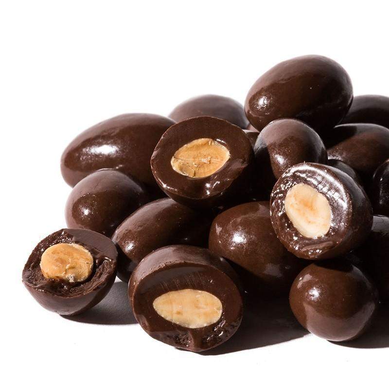 Almendras bañadas de Chocolate Negro - Chocoperlas 150g-ChocolateSI-Chocolate Negro,Chocolate Puro,ChocolateSi,Con Almendras,grageas,Sin Gluten,Sin Lactosa,turrones artesanos