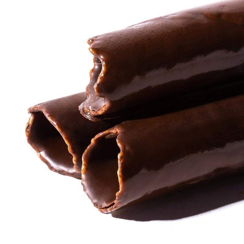 Neulas de Chocolate Negro - Caja de 12 uds de 160g-ChocolateSI-Barquillos,Cajas,Chocolate Negro,pico,turrones artesanos