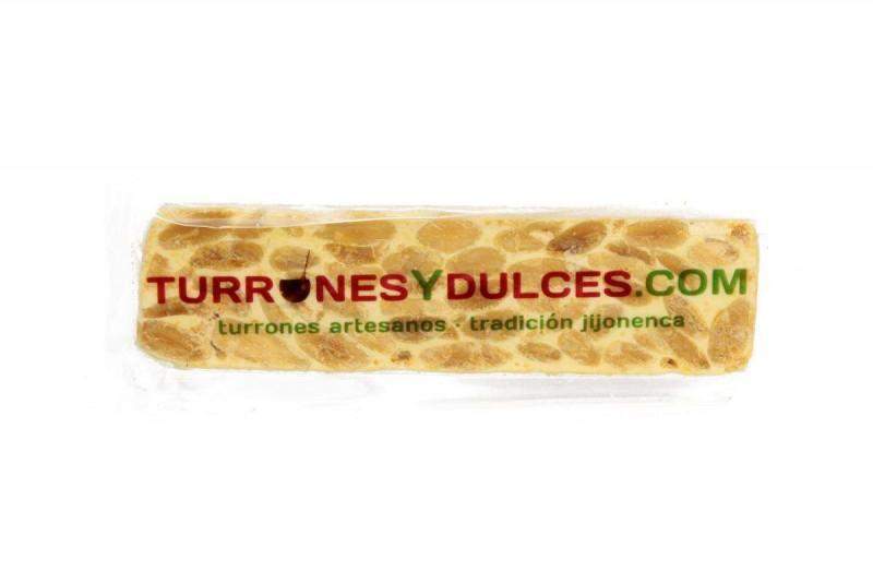Porciones 50 gramos de Turrón de Alicante artesano-ChocolateSI-Cajas,Con Almendras,Duro,Eventos,Sin Gluten,Sin Lactosa,turrones artesanos