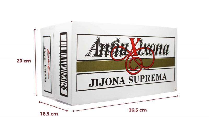 Caja de 12 unidades de Turrón de Yema Tostada Antiu Xixona etiqueta blanca-ChocolateSI-Cajas,Con Almendras,Con Frutas,Sin Gluten