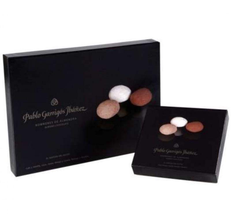 Bombones de Almendra 4 Variedades-ChocolateSI-bombones,Con Almendras,Con Coco,Con Frutas,Con Naranja,pablo garrigos,san valentin,Sin Gluten