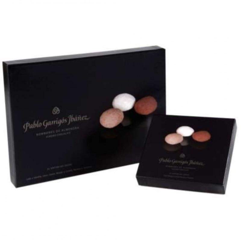 Bombones de Almendra 6 variedades 250 g.-ChocolateSI-bombones,Con Almendras,Con Coco,Con Frutas,Con Naranja,pablo garrigos,san valentin,Sin Gluten