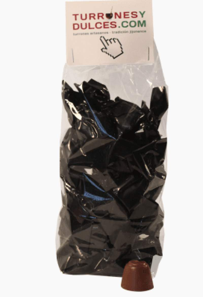 Bombones de Chocolate rellenos de turrón, 1KG-ChocolateSI-bombones,granel