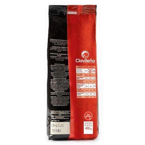 Preparado Cacao en Polvo a la Taza 400g - Chocolates Clavileño - chocolateSI.com