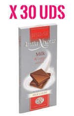 Chocolate con Leche sin azúcares añadidos Antiu Xixona Premium en Caja de 30 unidades-ChocolateSI-antiu xixona,Cajas,Con Leche,Sin Azúcar,Sin Gluten,tabletas