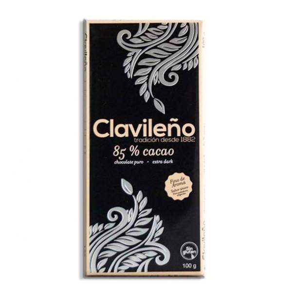 Chocolate Negro 85% Cacao 100g - El Clavileño - chocolateSI.com
