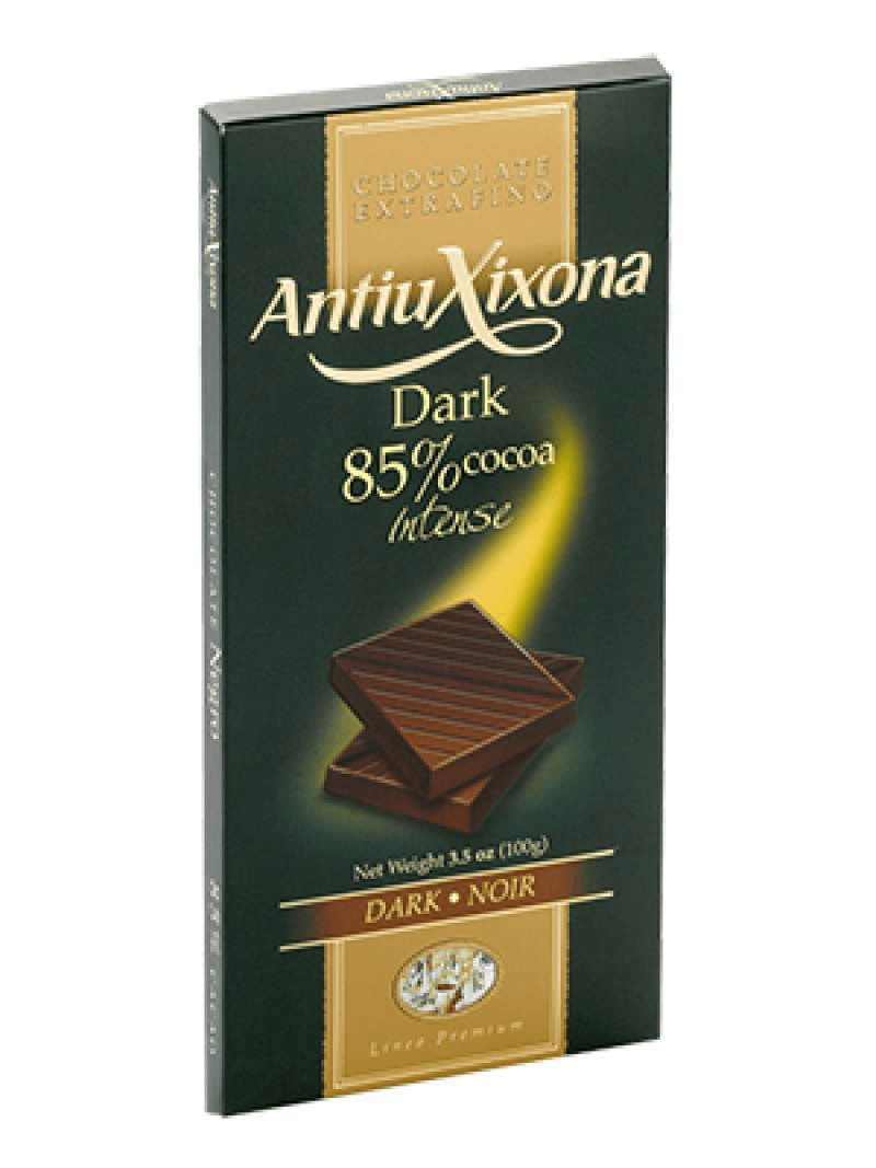 Chocolate Negroy puro 85% Antiu Xixona Premium - chocolateSI.com