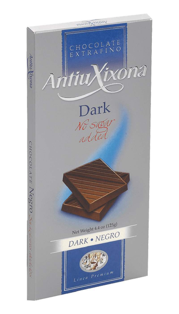 Chocolate Negro sin azúcares añadidos Antiu Xixona Premium-ChocolateSI-antiu xixona,Chocolate Negro,Sin Azúcar,Sin Gluten,tabletas