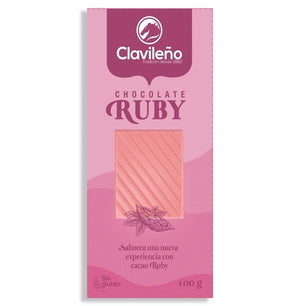 Chocolate Ruby Rosa 100g - El Clavileño