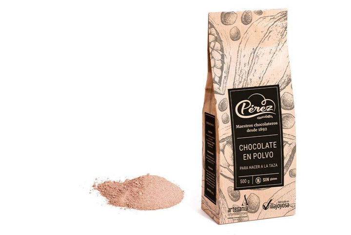 chocolateSI Chocolate A la Taza en Polvo 40% Cacao 500g - Chocolates Pérez
