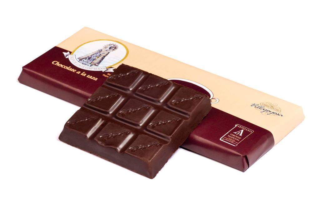 Tableta de Chocolate a la Taza Virgen de los Desamparados 38% Cacao 1kg - Chocolates Pérez - chocolateSI.com